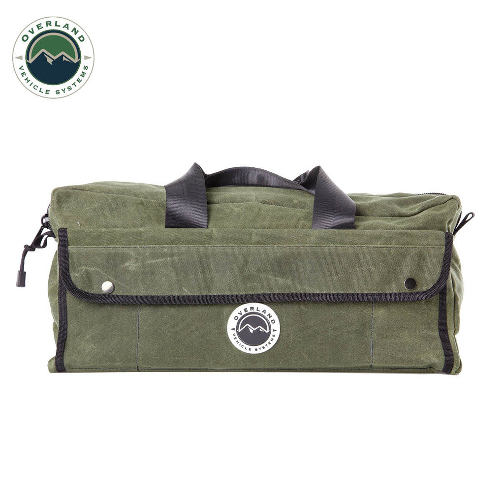 Small Duffle Bag With Handle And Straps - #16 Waxed Canvas